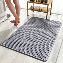 1 قطعة حصيرة حمام/دش، حصيرة دش مانعة للانزلاق مع ثقوب تصريف وأكواب شفط، سجادة ناعمة قابلة للغسل، حصيرة حمام منزلية، اكسسوارات حمام، ديكور حمام، سجادة مطبخ، سجادة غرفة الغسيل - كاكي - مشاهدة 17