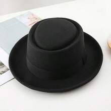 男士时尚软呢帽，100% 涤纶和超弹力纤维，可调节圆顶猪肉馅饼爵士帽，无弹面料，建议手洗 - 男士时尚配饰 - 彩色 - 查看 3