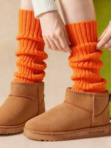 Women's Leg Warmers - 80s Ribbed Knit Long Leg Warmers, Suitable For Parties, Sports, Y2K Occasions, Comfortable And Warm - Multicolor - View 21