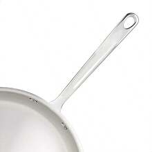 Basics Stainless Steel Tri-Ply Frying Pan 30 Cm Heat-Resistant Handle Silver - Silver - View 4