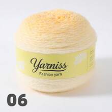 200克/袋 秋冬渐变彩虹色粗毛线，80%腈纶，20%尼龙，手工DIY编织材料，适用于编织、钩织时尚毛衣、披肩、外套、发带、帽子、配饰等。 - 彩色 - 查看 18