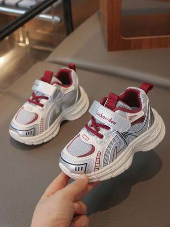 2025夏季新款男女童网面运动鞋 | 可调节绑带轻便运动鞋 | 舒适防滑鞋，适合日常穿着、玩耍和户外活动