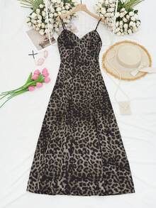 Đầm Xuân/Hè, Thời trang kiểu mới, Đầm hai dây họa tiết da báo kiểu Pháp dành cho nữ, Phong cách nghỉ dưỡng, Họa tiết toàn thân, Họa tiết da báo, Trang phục đi học, Phong cách đi biển, Đầm maxi kiểu Mỹ, Trang phục giáo viên, Phong cách thập niên 70, Đi làm, Tối giản, Trang phục công sở, Cổ điển, Đơn giản, Kiểu Pháp, Phong cách quý tộc xưa, Không tay, Đầm đi biển thường ngày cho nữ, Thích hợp mặc ngoài. - Nhiều màu - Xem 6