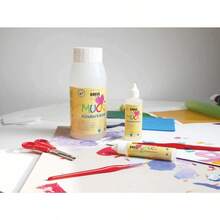 KREUL Mucki 24381 - Pegamento infantil pluma de 29 ml soluble en agua sin disolventes sin PVC inodoro uso universal sin parabenos sin gluten sin lactosa vegano lavable transparenteDurable, Sólido - Multicolor - Ver 5