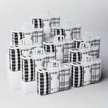 5/10个装PVC被子收纳袋，透明床上用品包装收纳袋，防尘毯子枕头收纳盒，家用衣柜整理袋，可收纳衬衫、裤子、毛巾等，节省空间，适用于衣柜、卧室、家庭、宿舍、卧室配件、商务旅行、返校搬家等场合。