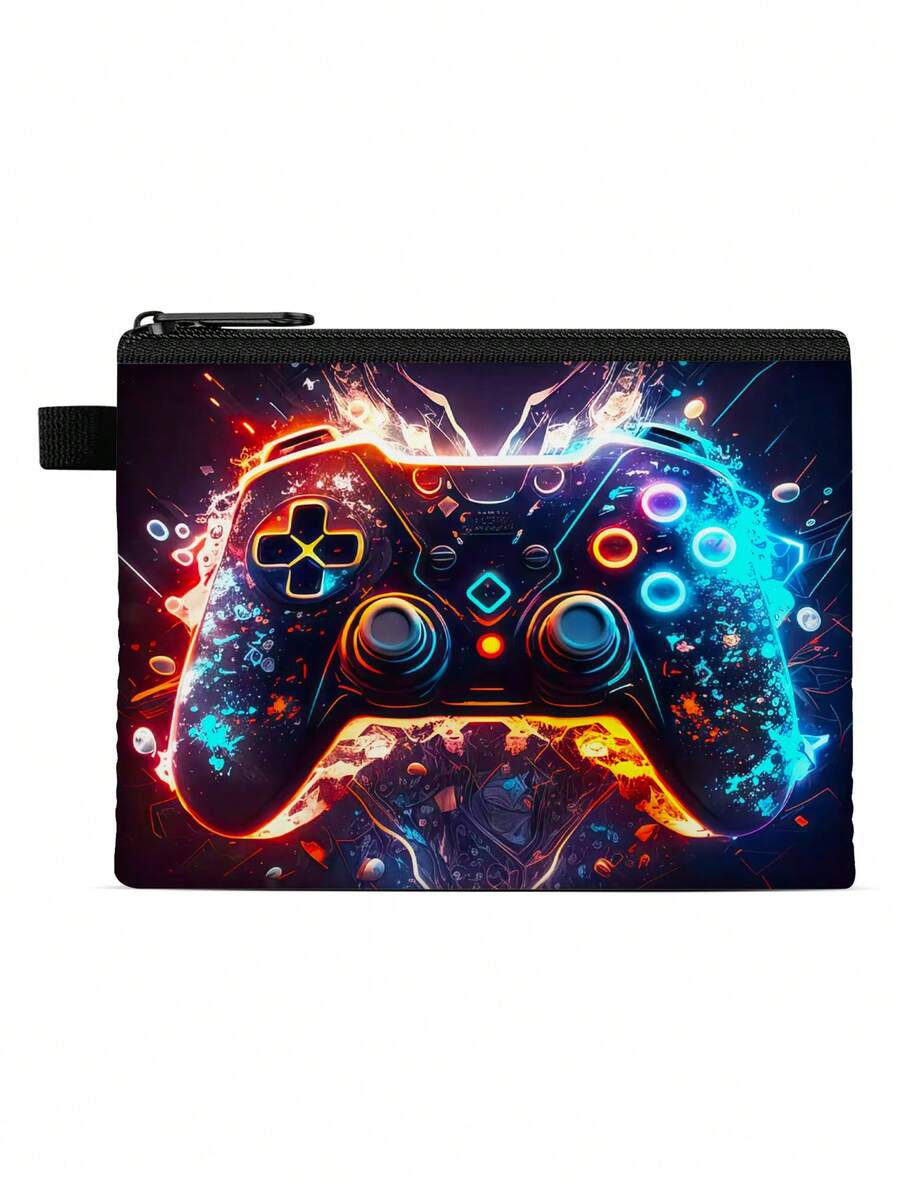 Kids Game Pattern Wallet - Mini Coin Purse, Suitable For Boys And Girls - Cute And Durable Children's Zipper Wallet - Great For School, Travel And Daily Use (5.5 Inches X 4.3 Inches) - one-size - View 1