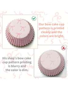 50/100pcs 5*3cm Cupcake Liners | Muffin Baking Cups, Suitable For Weddings, Birthdays, Valentine's Day And Various Occasions - Multicolor - View 10