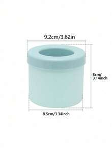 1pc Pink Silicone Portable Ice Mold, Cylindrical 3D Ice Cube Maker, Easy Release Silicone Ice Tray, Random Style Delivery - Multicolor - View 8