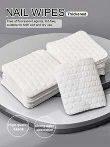 新款可重复使用卸甲棉片，节水、不掉屑、可清洗，适用于卸除指甲油和凝胶，美甲护理工具 - 彩色 - 查看 2