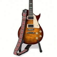 Dây đeo đàn guitar thêu kiểu cổ điển, đầu dây bằng da giả, màu đỏ/xanh dương, có thể điều chỉnh độ rộng, phù hợp cho đàn bass, guitar điện, guitar acoustic và guitar cổ điển, phụ kiện thay thế bền và thời trang, phụ kiện nhạc cụ | Trang trí dây đeo đàn guitar | Dây đeo vai, phụ kiện guitar, bền, có thể điều chỉnh độ rộng, phù hợp cho phụ kiện nhạc cụ, trang trí guitar, ban nhạc, biểu diễn ngoài trời, quà tặng nhạc sĩ, phụ kiện du lịch, lễ hội nhạc rock, quà tặng âm nhạc, quà tặng nam, quà tặng nữ, Eid Al-Fitr, Eid Al-Adha - Nhiều màu - Xem 5