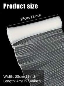 1 cuộn, 4 mét giấy gói lưới hoa, vật tư cắm hoa, thích hợp cho đám cưới, sinh nhật, giấy gói quà, gói bó hoa, gói quà tặng, gói hoa tươi, mùa tựu trường, ngày Valentine và các dịp khác. - Nhiều màu - Xem 8