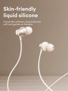 Lenovo 联想 YF37 有线入耳式耳机，3.5mm 和 Type-C 接口，Hi-Fi 音质，环绕立体声，适用于音乐、游戏，配备降噪麦克风，佩戴舒适，便捷的线控，兼容智能手机和平板电脑。 - 藍色 - 查看 10