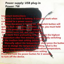 USB Powered Dual Knee Heating Massager - With 3 Heating Modes - & Plug & Play USB - Ideal Gift For Home & Travel - Knee Heating Massager, Suitable For Elderly Use - Black - View 6