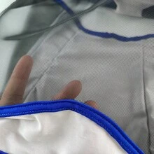 Breathable Mesh Equestrian Face Mask, Lightweight Elastic Horse Racing Face Protection Gear - Grey - View 6