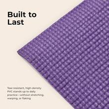 Esterilla de Yoga Antideslizante Duradera, Antidesgarros, Ligera y con Soporte Acolchado, Pilates, Estiramientos, Meditación y Ejercicios de Suelo |   Varios Tamaños y Colores - Rosa Premium - Ver 8
