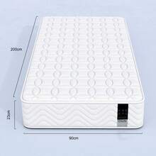 OYAJIA Matratze 140x200 cm, Höhe 23cm, Doppelbett Taschenfederkernmatratze Härtegrad H3 mittelfest, 7 Zonen Matratzen 160x200 mit hochwertigem Komfortschaum, Rückenentlastende, Rollmatratze, Boxspringbett Matratzen - Weiss - Übersicht 13