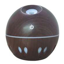1pc Faux Wood Grain Humidifier, 200ml/USB Creative Minimalist Home/Bedroom/Bathroom Air Freshener, Air Purifier, Essential Oil Diffuser Mist Sprayer