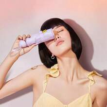 1pc Mini Multi-Color Folding Umbrella, Portable Pocket Umbrella For Sunny And Rainy Days, UV Protection, Suitable For Daily, Outdoor, Travel, Sports, Beach, Picnic, 6 Metal Ribs, Plastic Handle, Basic Style Parasol - 靜謐藍 - 查看 10