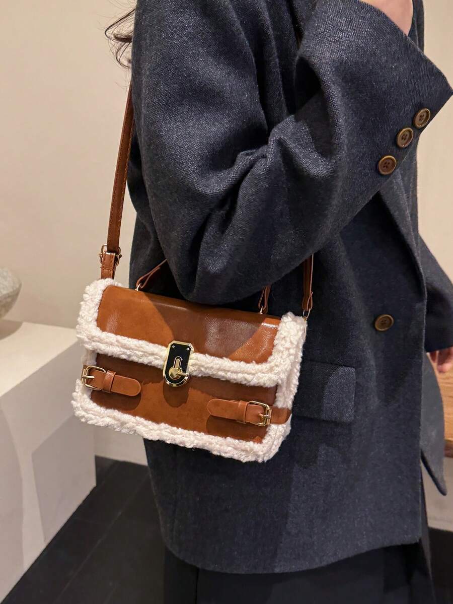 High-End Small Bag Women's Bag 2026 New Fashion Summer Crossbody Bag Internet Celebrity Popular Versatile Hand-Held Small Square Bag - Brown - View 1