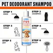 Shampoo e condicionador para animais de estimação - Limpeza profunda e nutrição, desembaraçante e hidratante, fórmula suavizante, adequado para todos os tipos de pelo. - Multicolorido - Ver 6