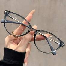 1 Pair Women's Cat Eye Glasses, Fashionable Butterfly Frame, Ultra-Light High Definition Glasses - Clear - View 5