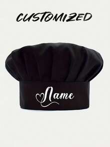 Mũ đầu bếp in tên/chữ theo yêu cầu - Mũ vành ngắn unisex có thể điều chỉnh, in tên/logo cá nhân hóa, mũ đầu bếp in theo yêu cầu, mũ đầu bếp co giãn dành cho người lớn, chất liệu nylon có thể giặt và tái sử dụng, nhiều màu sắc để lựa chọn, phù hợp cho nhà hàng, dịch vụ ăn uống, tiệm bánh, quán cà phê - In logo theo yêu cầu - Nhiều màu - Xem 8