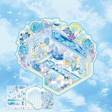 [Bộ nhãn dán Gucard, Mô hình tiểu cảnh, 67 nhãn dán phong cảnh với nhiều kiểu dáng khác nhau!!!] Thế giới thu nhỏ chất lượng cao: Mô hình tiểu cảnh Dreamland, kích thước lớn, tự làm, nhãn dán nhà thu nhỏ - Mô hình tiểu cảnh thẩm mỹ cao - Nhiều màu - Xem 78