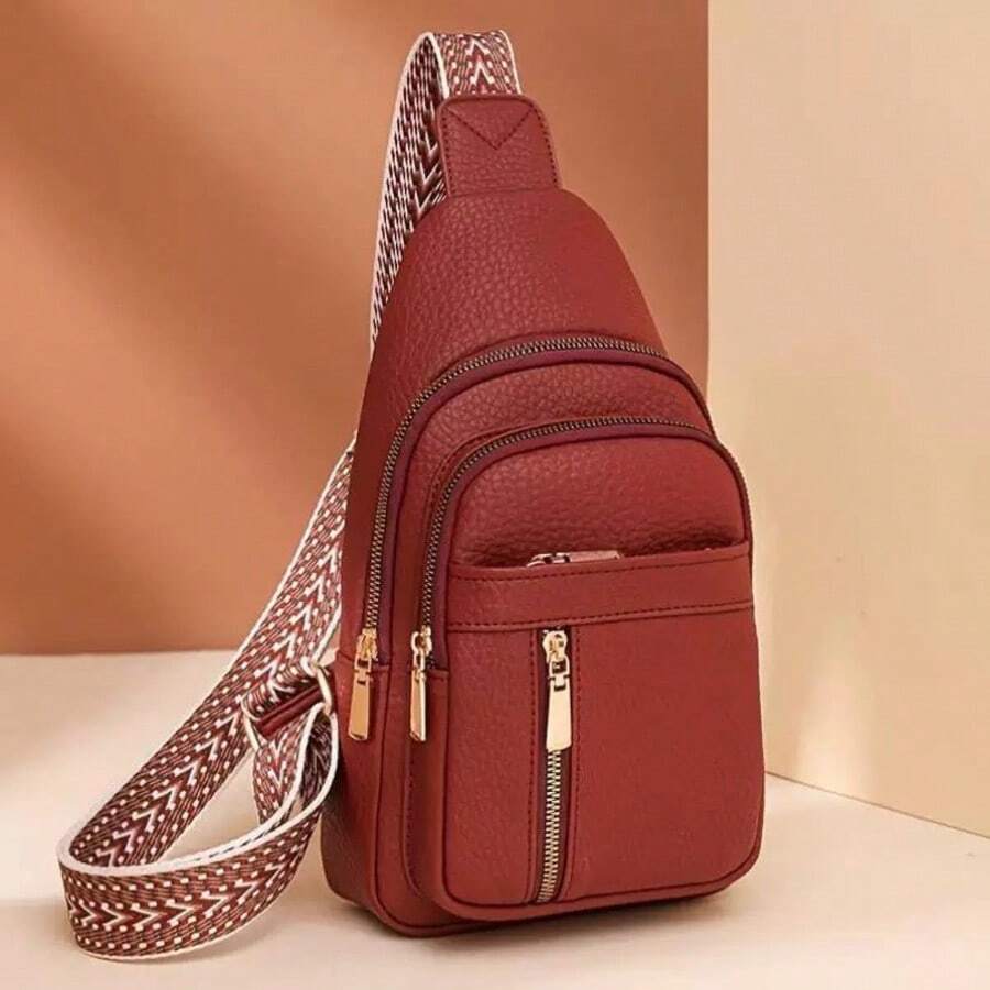 Lightweight,Business Casual Mini Crocodile Embossed Twist Lock Flap Square Bag For Teen Girls Women College Students,Rookies & White-Collar Workers Perfect For Office,College,Work ,Business,Commute,Outdoors, Travel, Outings, Animal Print Women Bag - 白色 - 查看 1