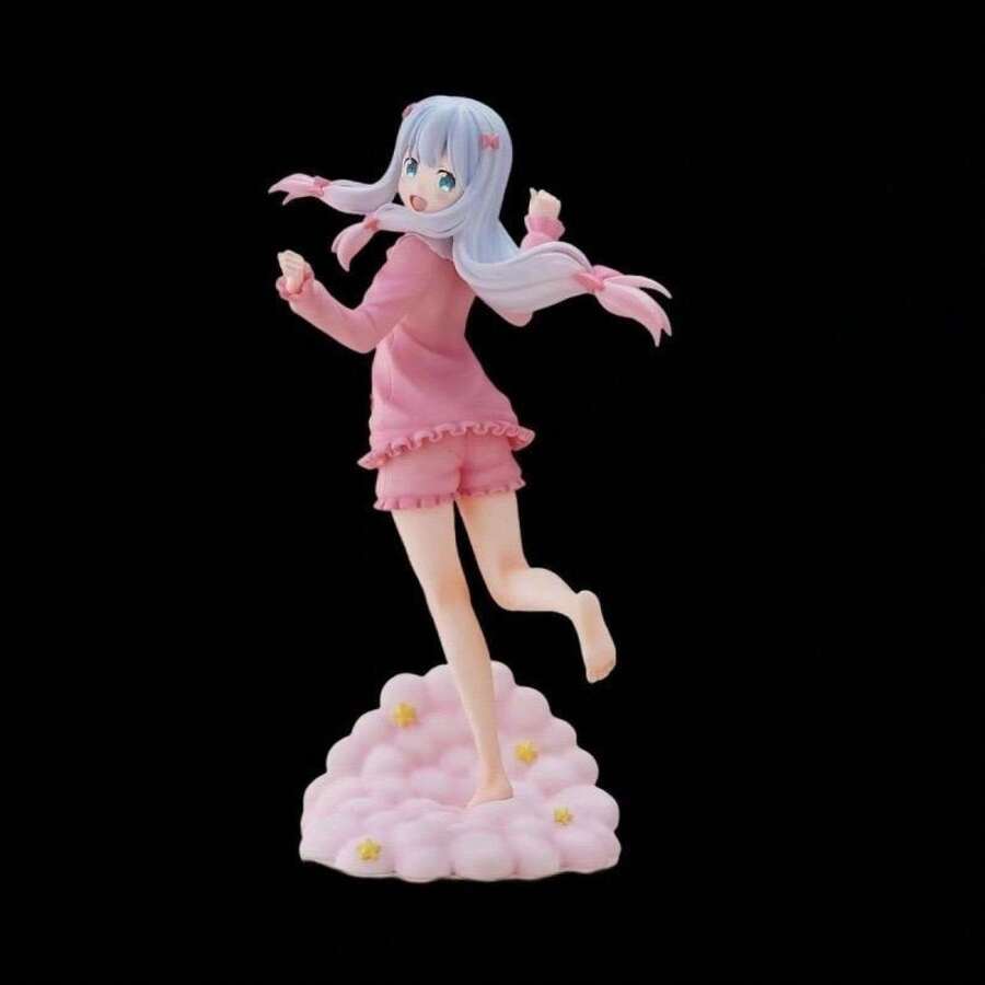 Japanese Kawaii Anime Figure Lzumi Sagiri 21cm Pink Pajamas Action Figure  PVC Collection Model Dolls Toys Gifts - không có hộp - Xem 1
