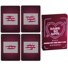 DARE GO LOVE New Bestselling Couple's Drinking Game Scratch Cards, Premium Quality, Promotes Between Partners, Unlocks Heartwarming Moments, Best Gift For Valentine's Day Date Night - Multicolor - View 3
