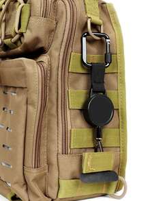 2pcs Anti-Lost Phone Lanyard, Retractable Lanyard With Safety Buckle, Lightweight Design, Length 20cm, Suitable For Hiking, Cycling, Climbing, Black - Multicolor - View 4