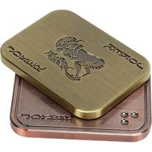 TendenciaFidget Slider Toy Metal Poker Fidget Slider EDC Fidget Juguetes para Adultos, ADHD Autismo Juguete sensorialCalidad premium - Empuje hacia adelante Limitado hacia atrás - Ver 1