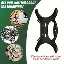 圣诞灯泡收纳架，仙女灯整理架，圣诞灯线收纳盒 - 适用于圣诞树灯、延长线，多功能灯饰收纳架，让您的节日装饰井然有序 - 彩色 - 查看 8