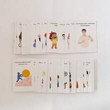 New EMOTIONS 110 CARDS 55pcs Mental Health & Emotional Cognition Card Deck - Multicolor - View 9