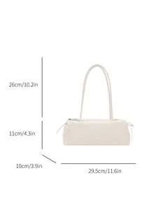 New Fashionable Leopard Print Handbag, Suitable For Parties, Outings, Vacations, Shopping And Daily Use, Can Store Coins, Phones, Also Suitable As A Work Bag For Office Ladies, College Students And Working Women, Elegant Ladies Bag - White - View 7