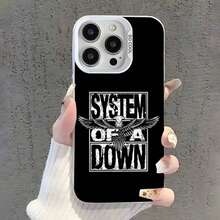 Funda de teléfono S-System of a Down Rock para 17,16,15,14,13,12,11,Pro,Max,Plus, cubierta blanca mate a prueba de golpes - z2 - Ver 4