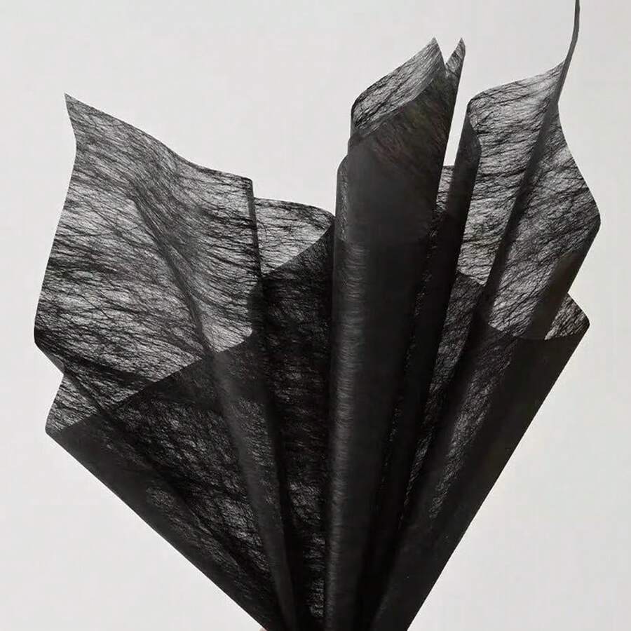 20pcs/Pack Milk Cotton Small Flower Bouquet Packaging Material, Fresh And Minimalist Style Flower Lining