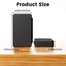 Cân trang sức kỹ thuật số thông minh mini độ chính xác cao 0,01g, chức năng tự động hiệu chuẩn và đếm, màn hình LCD, thiết kế vuông nhỏ gọn di động, thích hợp cho nhà bếp, trang sức, vàng, làm bánh, gia đình, dụng cụ cân du lịch - màu đen - Xem 3