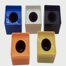 便携式方形立方体麦克风旗标站 ABS 泡沫麦克风旗标标志录音棚设备麦克风配件，适用于记者、主持人采访 - 均碼 - 查看 8