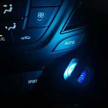 RGB USB Luz Ambiental Interior Coche LED 8 Colores Cambio Dinámico Brillo Ajustable Mini Lámpara Decorativa Para Auto - popular - Ver 7