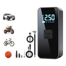 Bombas Aire Inflador Eléctricas Portátil Auto Llantas 150psi Negro 60 Trifásica - Negro1 - Ver 3