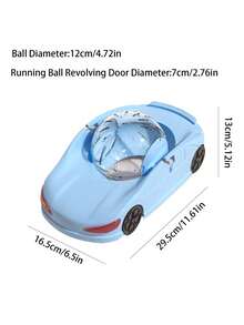 Large Durable Transparent Hamster Exercise Ball, Creative Hamster & Ferret Running Wheel Toy