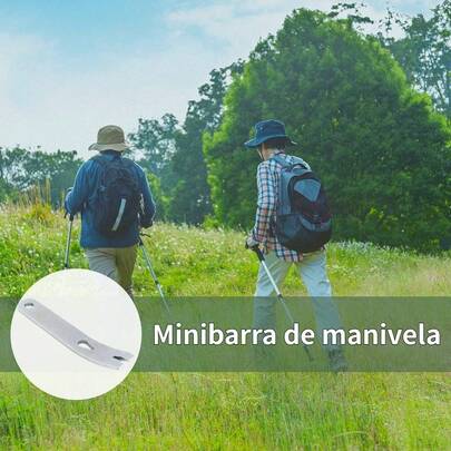 1pc Supervivencia Abridor de rasqueta y Crow Bar Set EDC Gear Mini 7,6 cm Acero Inoxidable Crank Crowbar Pocket Pry Bar Llavero Pocket Multi Herramienta