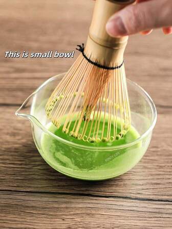 Japanese Matcha Bowl, Hammered Glass Tea Bowl, Glass Bowl, Tea Set Accessories, Song Dynasty Dotted Tea Tools, Transparent Glass Bowl