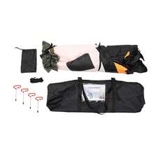 Pop Up Ice Fishing Tent, Insulated Ice Fishing Shelter, Thermal Ice Fishing Tent With Three Layers Of Cotton Insulation, Windproof And Warm, Function Upgrades Fishing Gear And Equipment - 橘色 - 查看 11