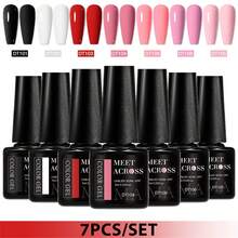 MEET ACROSS Bộ 7 lọ sơn gel móng tay HEMA TPO FREE 7ml, bán vĩnh cửu, dễ tẩy, sơn gel UV lâu trôi, tự làm móng nghệ thuật, bộ dụng cụ làm móng, sơn gel, dụng cụ làm móng tại nhà và salon. - Nhiều màu - Xem 24