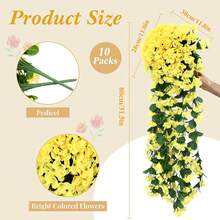 1 Peça Violeta Artificial Pendurada Flores de Simulação, Flores e Plantas Falsas Adequadas para Decoração Central de Casamento, Decoração Doméstica, Jardins, Festas de Bebê, Suprimentos para Festas, Decoração de Coroa de Flores, Ação de Graças, Decoração de Bottom de Arco, Decoração de Ramos, Acessórios de Cozinha, Acessórios de Banheiro, Presentes para Mulheres, Presentes para Homens, Decoração Doméstica, Presentes do Dia dos Namorados