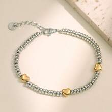 1 件优雅不锈钢手链，适合女士日常及商务佩戴 - 星星 - 查看 4