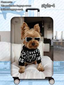 1件装300克旅行系列印花行李箱套，商务出行、夏季旅行和返校季旅行的理想之选。耐用、防刮的涤纶材质，男女通用，有效防尘且易于清洁。户外度假必备旅行配件（适用于20-28英寸行李箱）。 - 彩色 - 查看 23