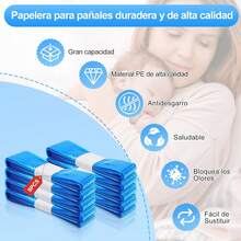 超值套装：9 个原装替换滤芯 + 爽身粉香味 | 原装尿布桶 | 汤美天地替换滤芯 | 兼容汤美天地 Sangenic Tec 尿布处理系统 | 兼容所有型号